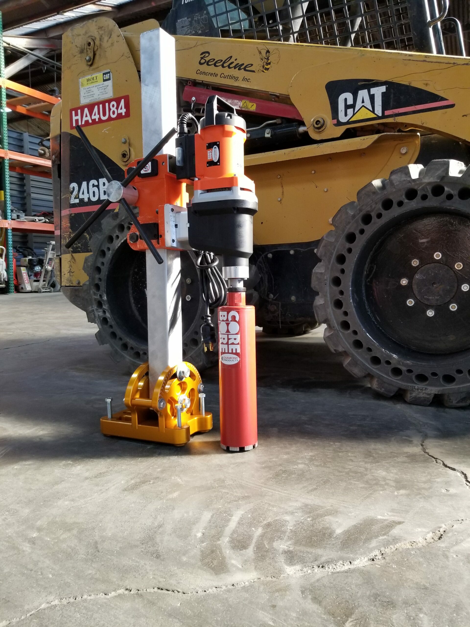 Parallel Stand for Concrete Core Drilling