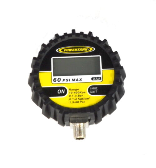 Power Tank Digital Tire Inflator Gauge