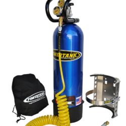 15 Lb Power Tank Package A 250 PSI Regulator Candy Blue