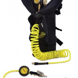 CO2 Tank 10 Lb Track Pack Package B System 250 PSI Candy Red Power Tank