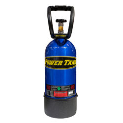 10 lb Power Tank CO2 Bottle w/ Boot and Handle Candy Blue Power Tank