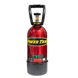 10 lb Power Tank CO2 Bottle w/ Boot and Handle Candy Red Power Tank