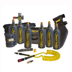 Workman Package C Power Shot Sidearm 20 Oz CO2 Power Tank 160 PSI COMP Series Power Tank
