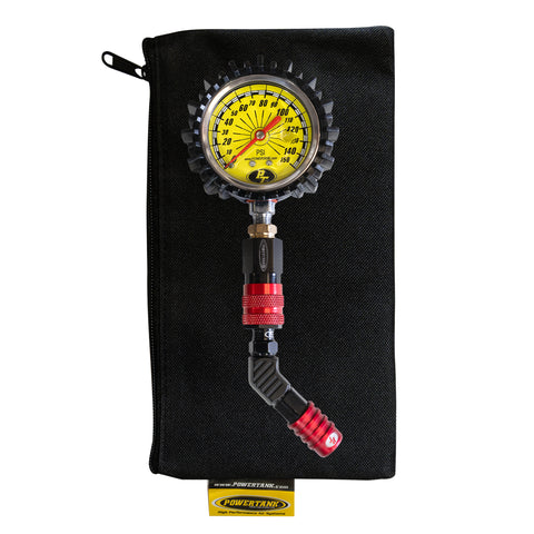 Tier Pressure Gauge 150A RED 0150 Liquid Analog Power Tank