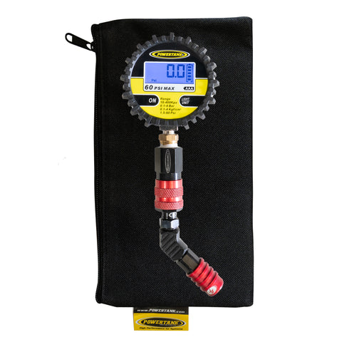 Tire Pressure Gauge 60D RED 1.560 BackLit Digital Power Tank